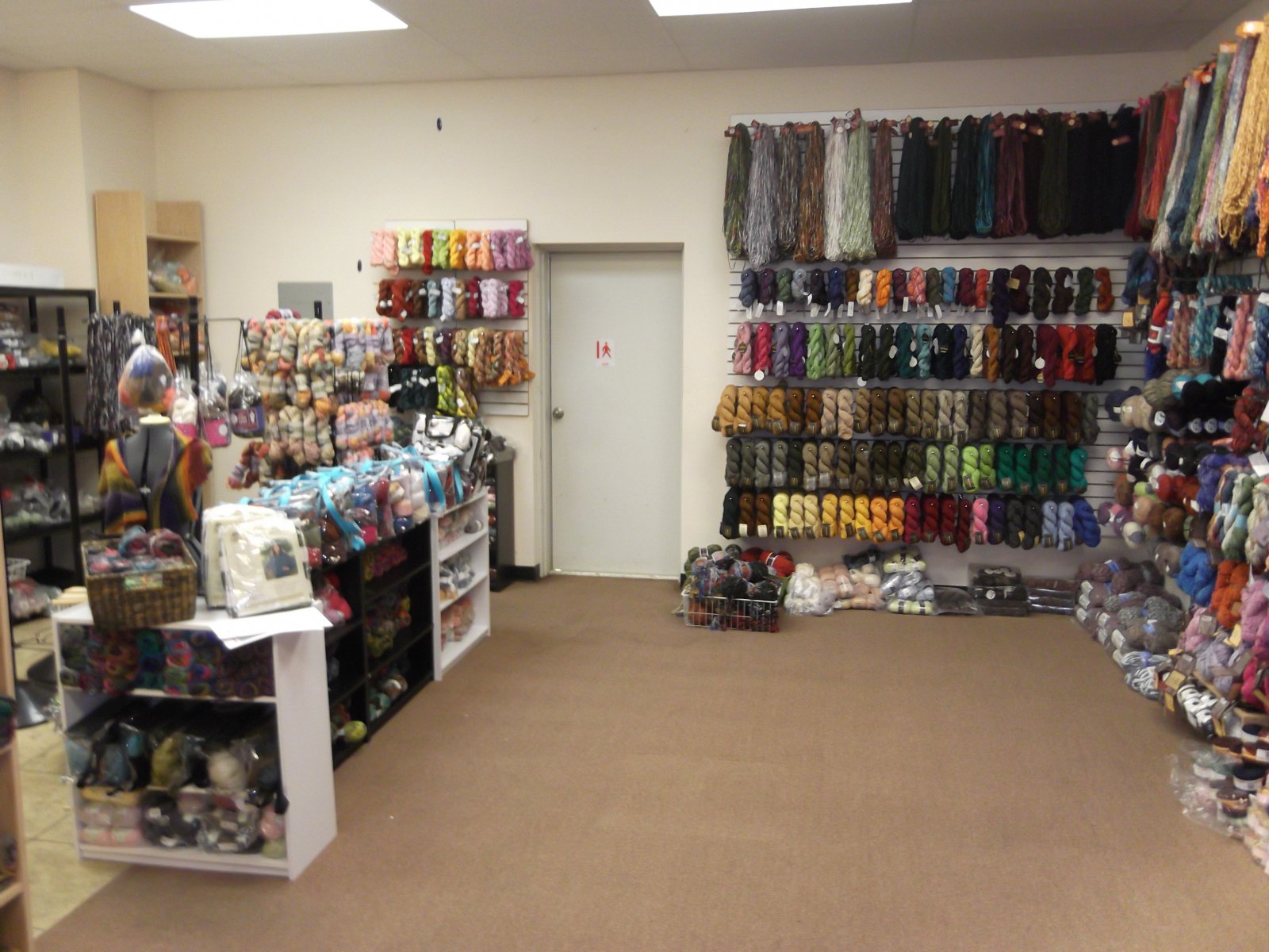 The back room is now clearance yarn.